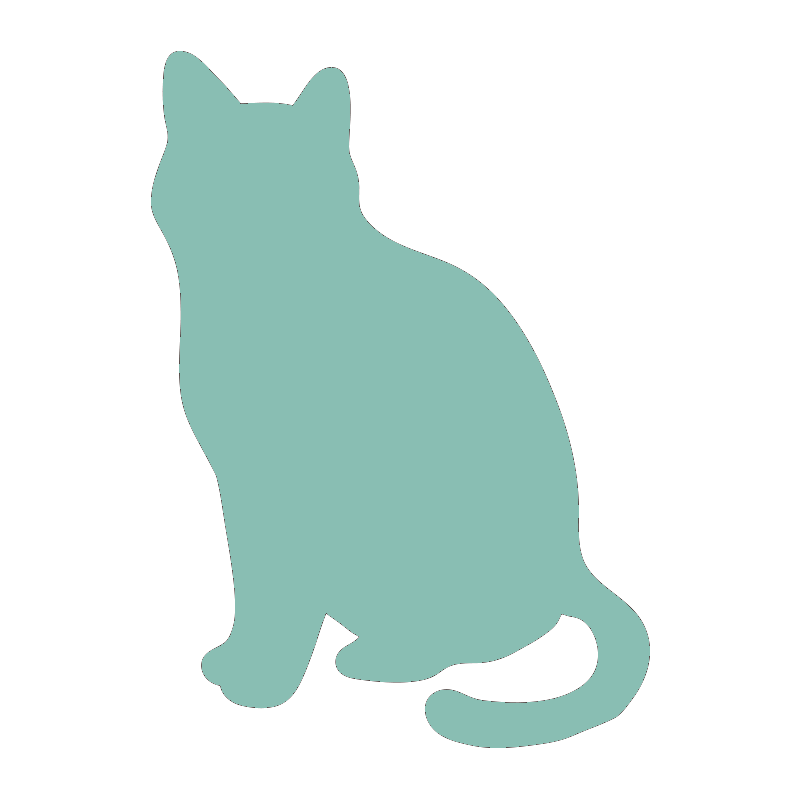 猫のシルエット